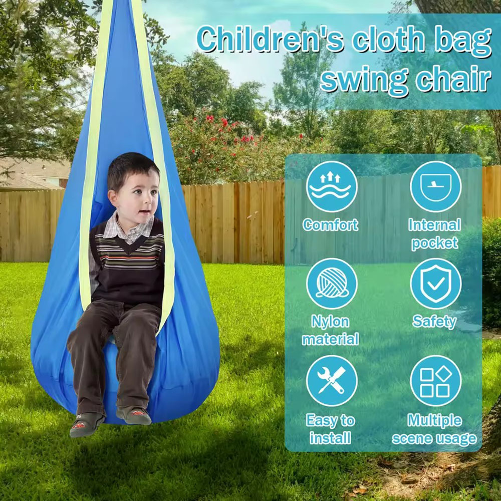 Kids Outdoor Hanging Chair - Siège suspendu pour enfants en nylon