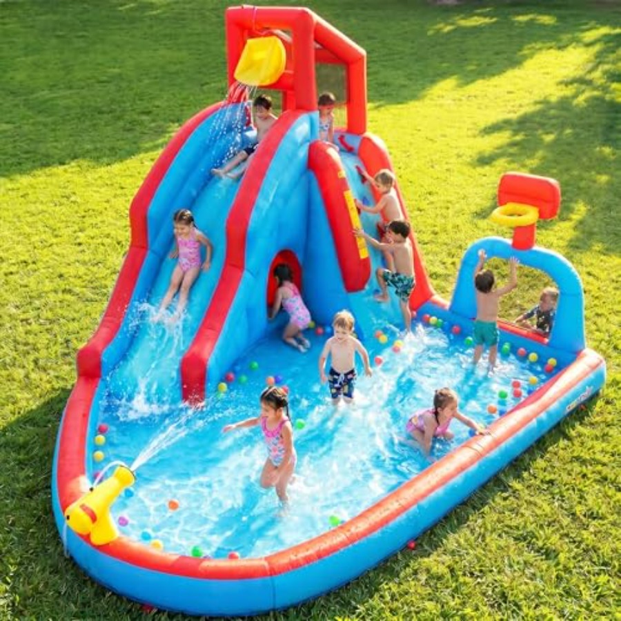 Kids Outdoor Water Park - Parc aquatique gonflable pour enfants avec