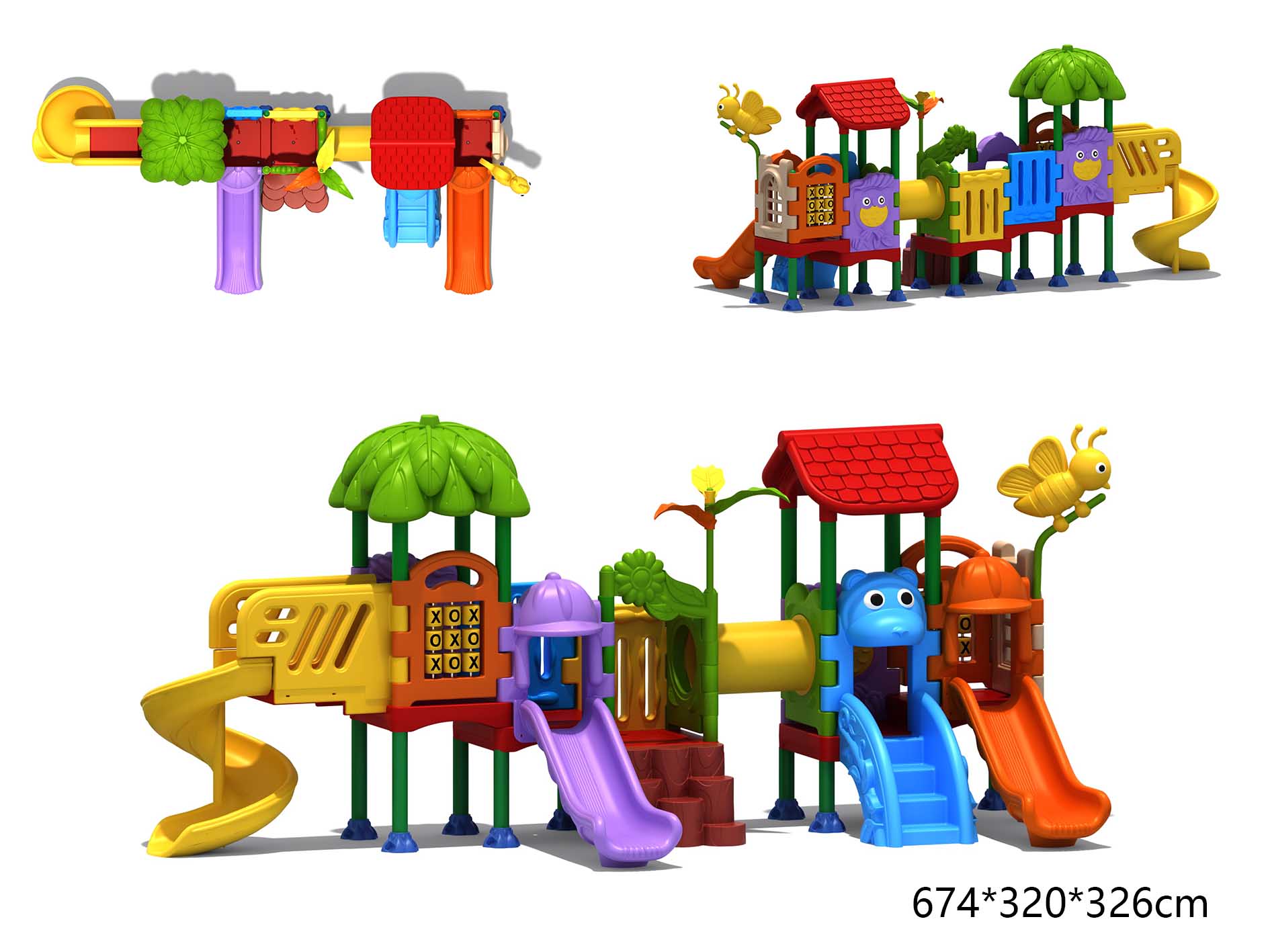Kids Outdoor Playhouse - Aire de jeux pour enfants, ensembles
