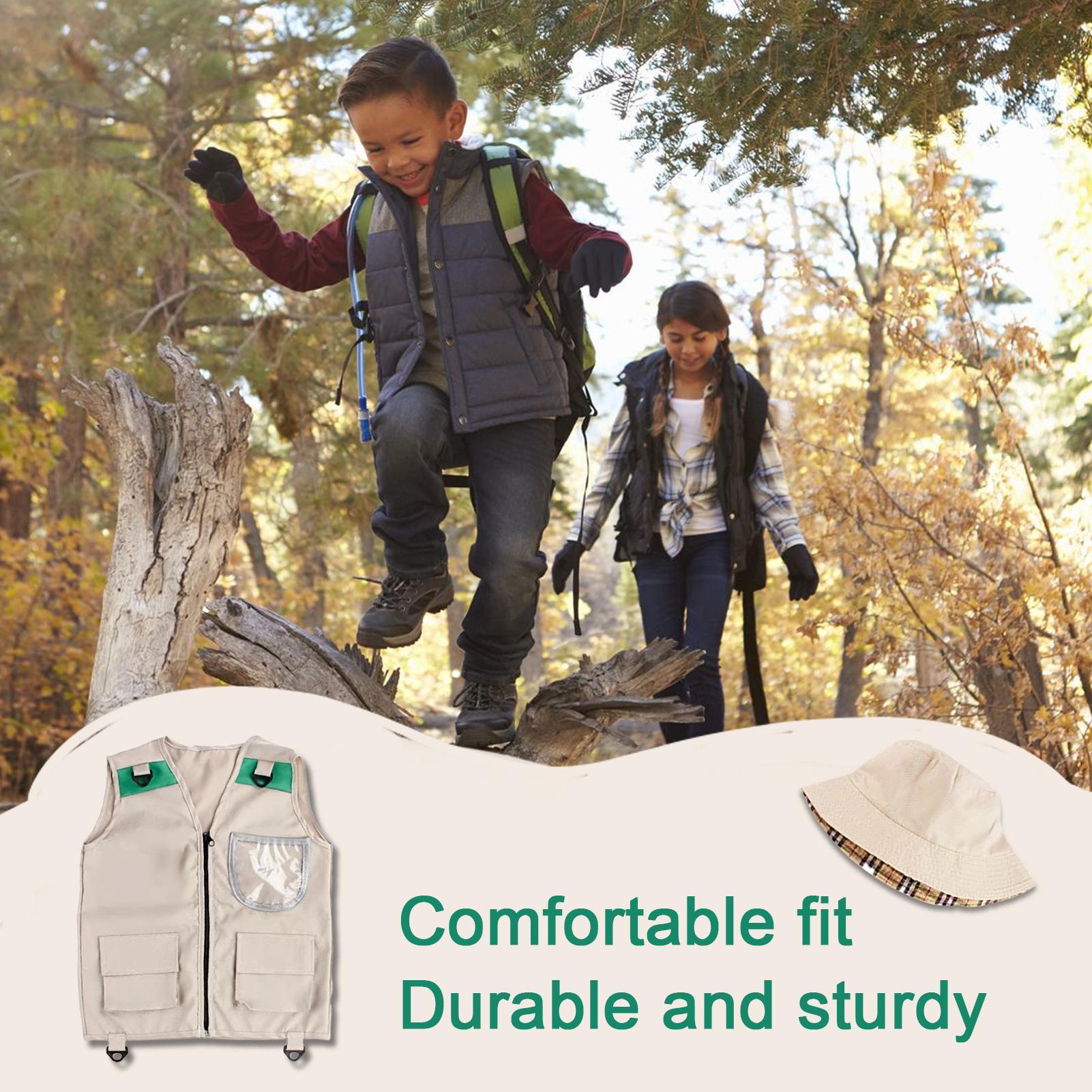 Kids Outdoor Zoo - Gilet de pêche pour enfants, tenue