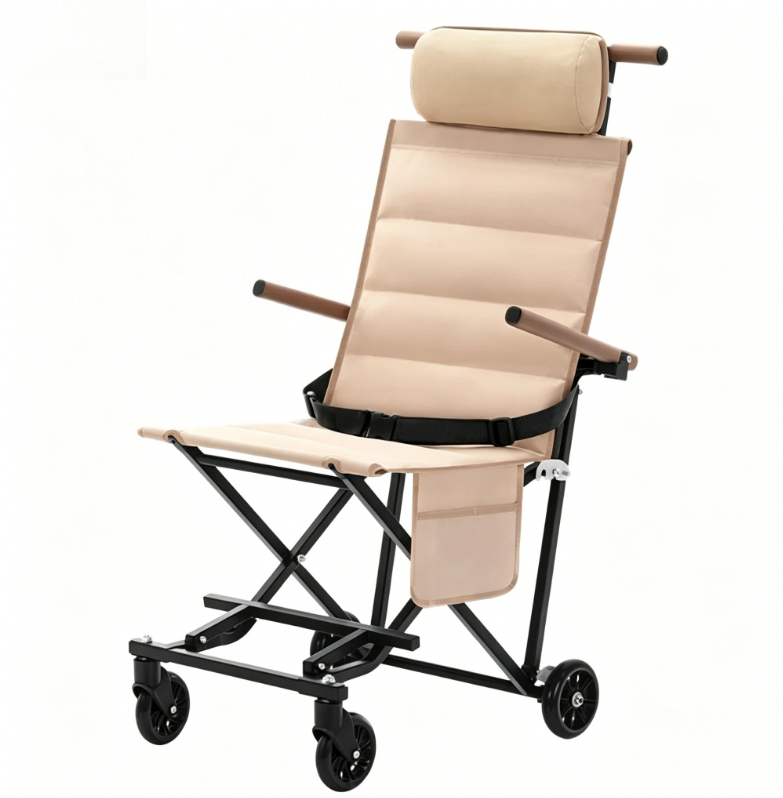 Kids Outdoor Lounger Chair - Chaise de transport pliable multifonctionnelle inclinable