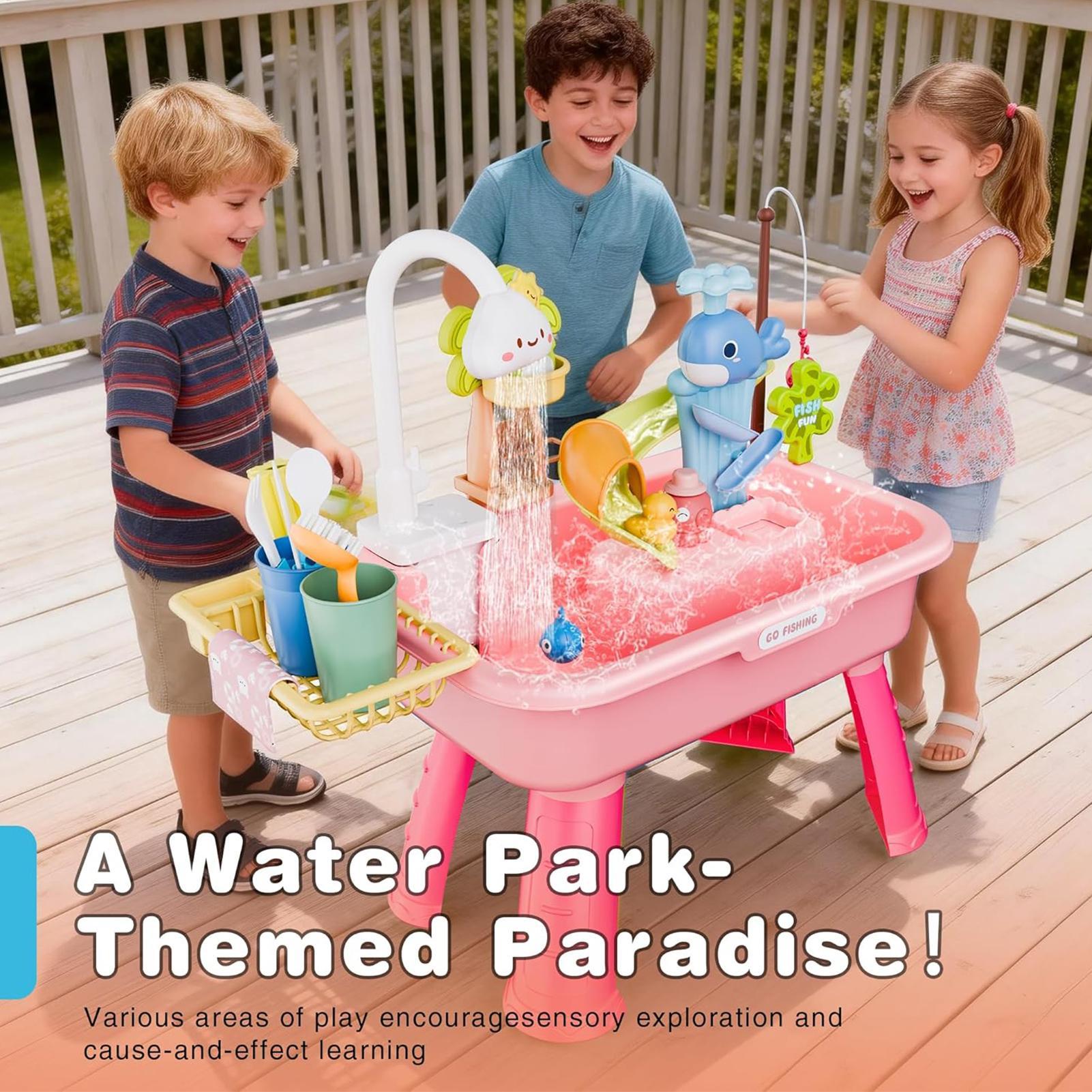 Kids Outdoor Sink - Table de jeu aquatique et évier