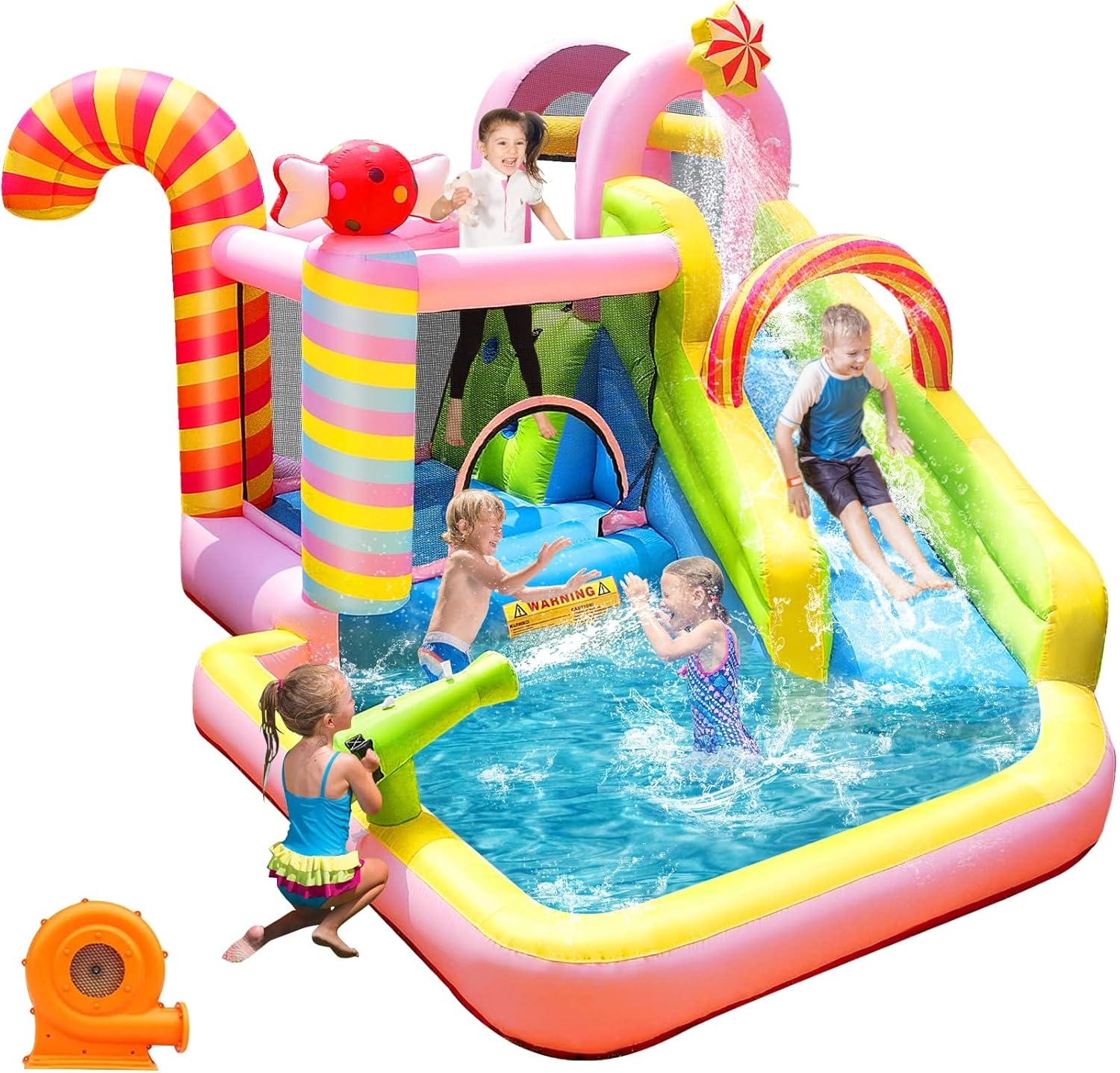 Kids Outdoor Water Park - Toboggan aquatique gonflable pour enfants, parc
