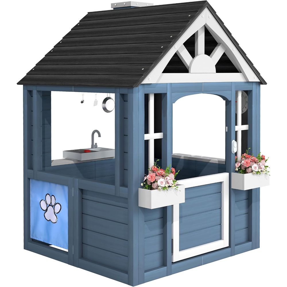 Kids Outdoor Sink - Maison de jeu d'extérieur Jevol pour