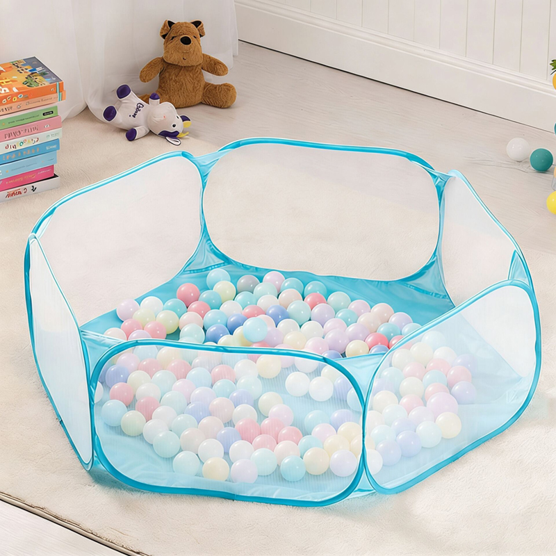 Kids Outdoor Playhouse - Piscine à balles pliable et portable