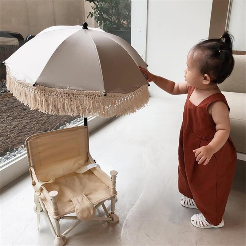 Kids Outdoor Umbrella - Parapluie avec glands pour enfants, accessoires