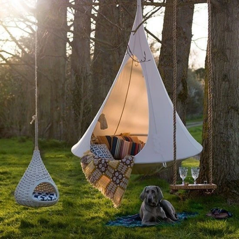 Kids Outdoor Hanging Chair - Balançoire pour enfants, jardin extérieur, camping,