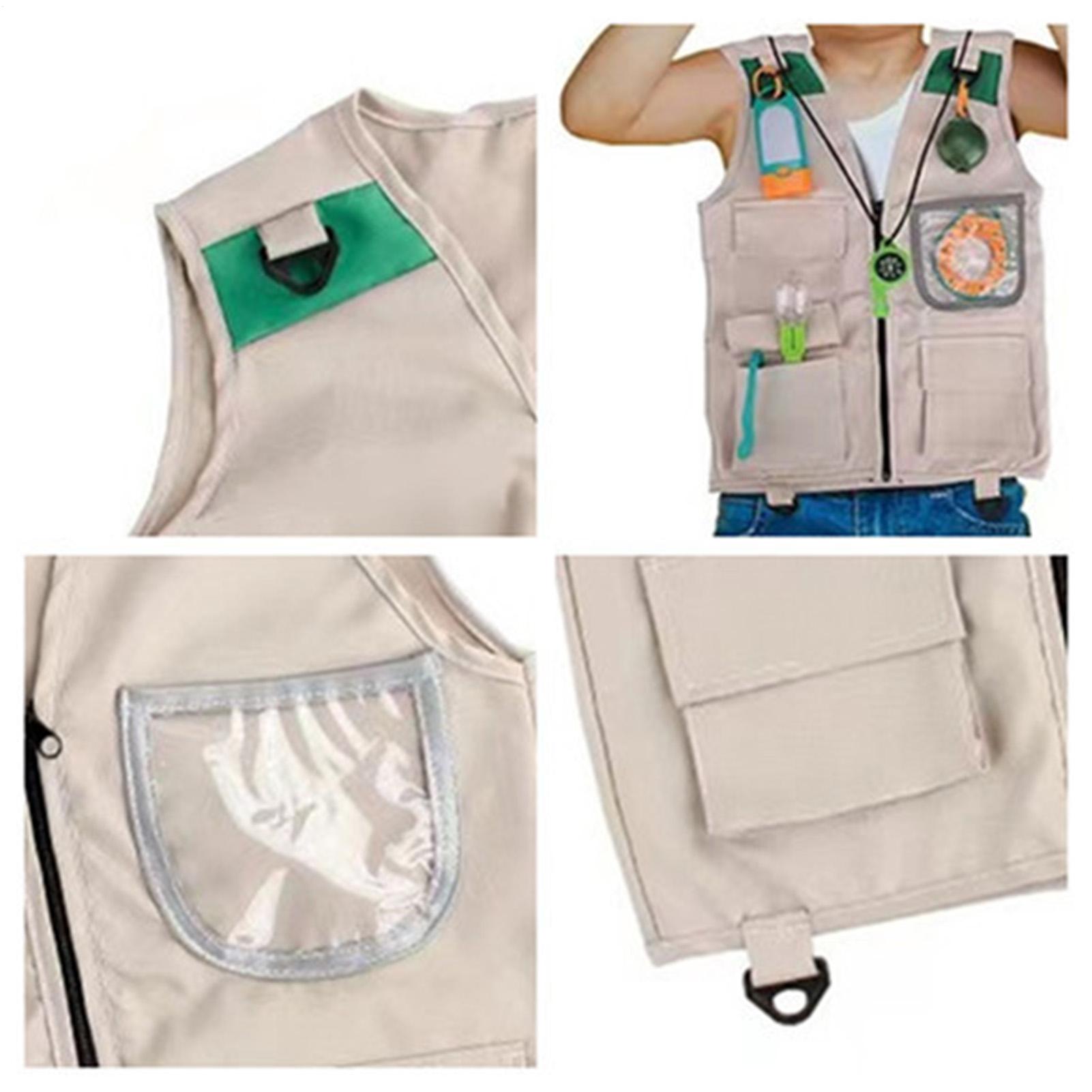 Kids Outdoor Zoo - Gilet de pêche pour enfants, veste