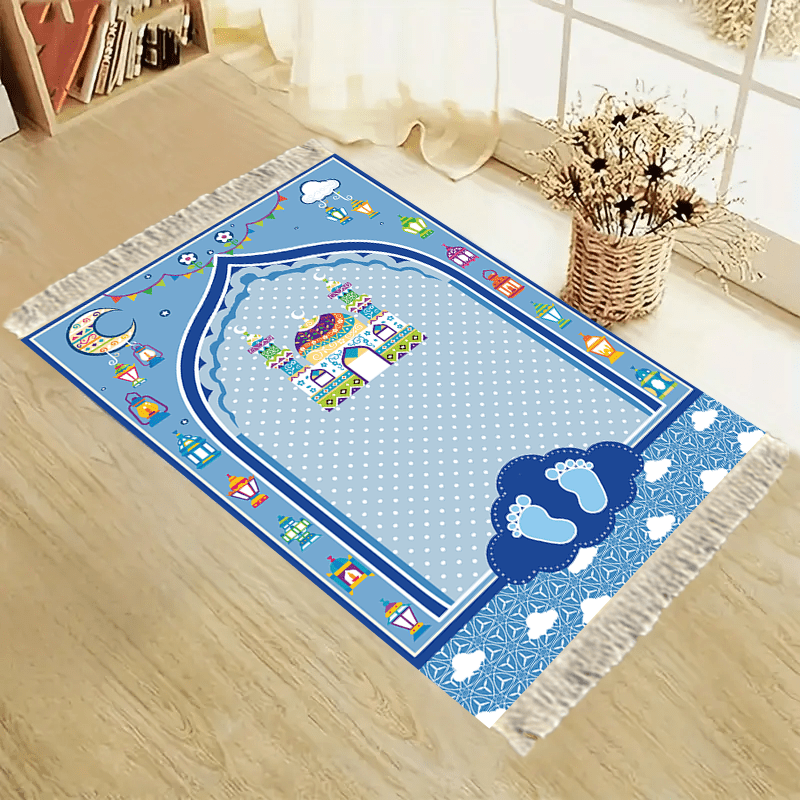 Kids Outdoor Mat Waterproof - VIKAMA Tapis de prière adorable pour