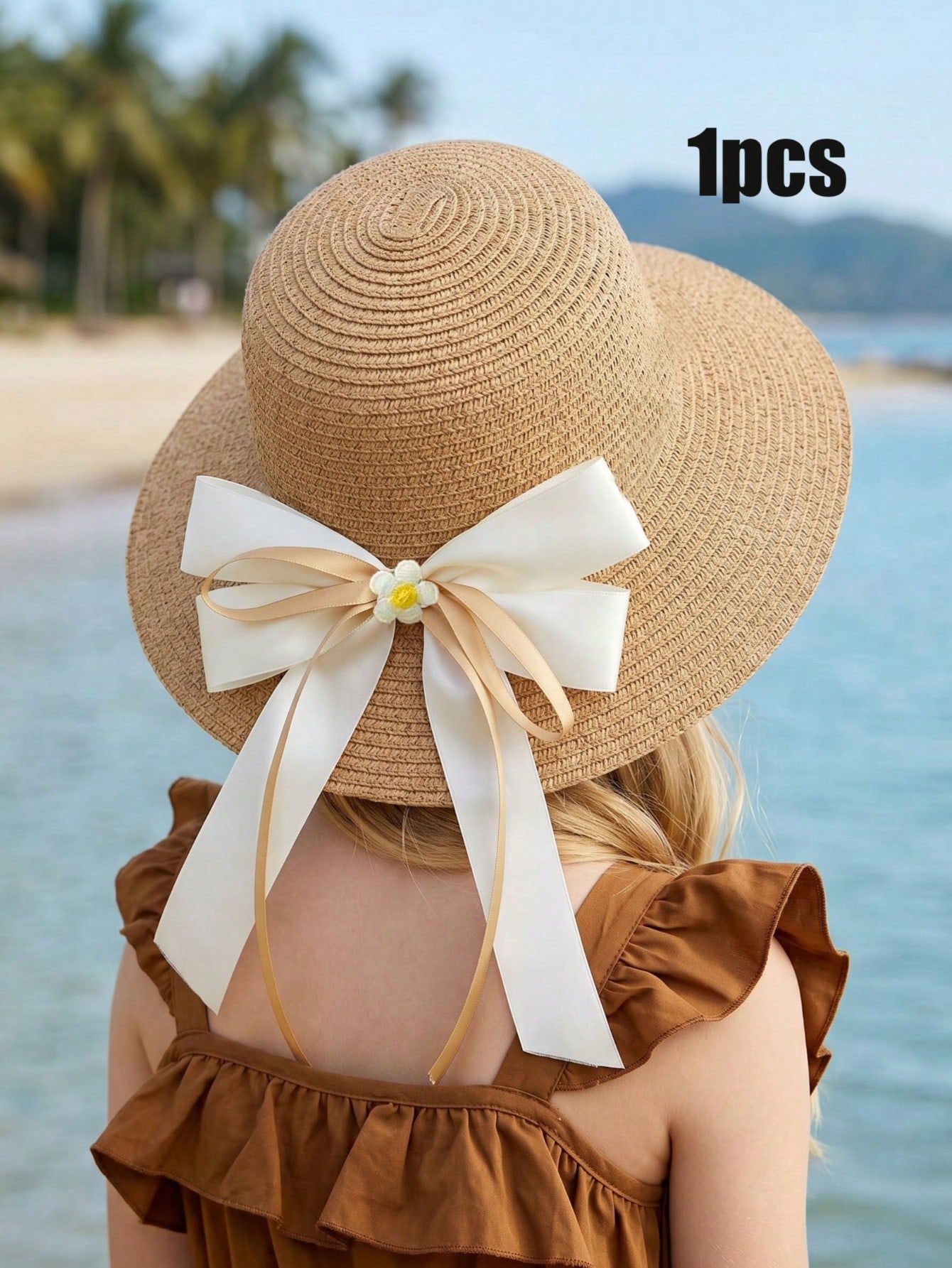 Kids Outdoor Hat - 1 pièce Chapeau de paille tressé