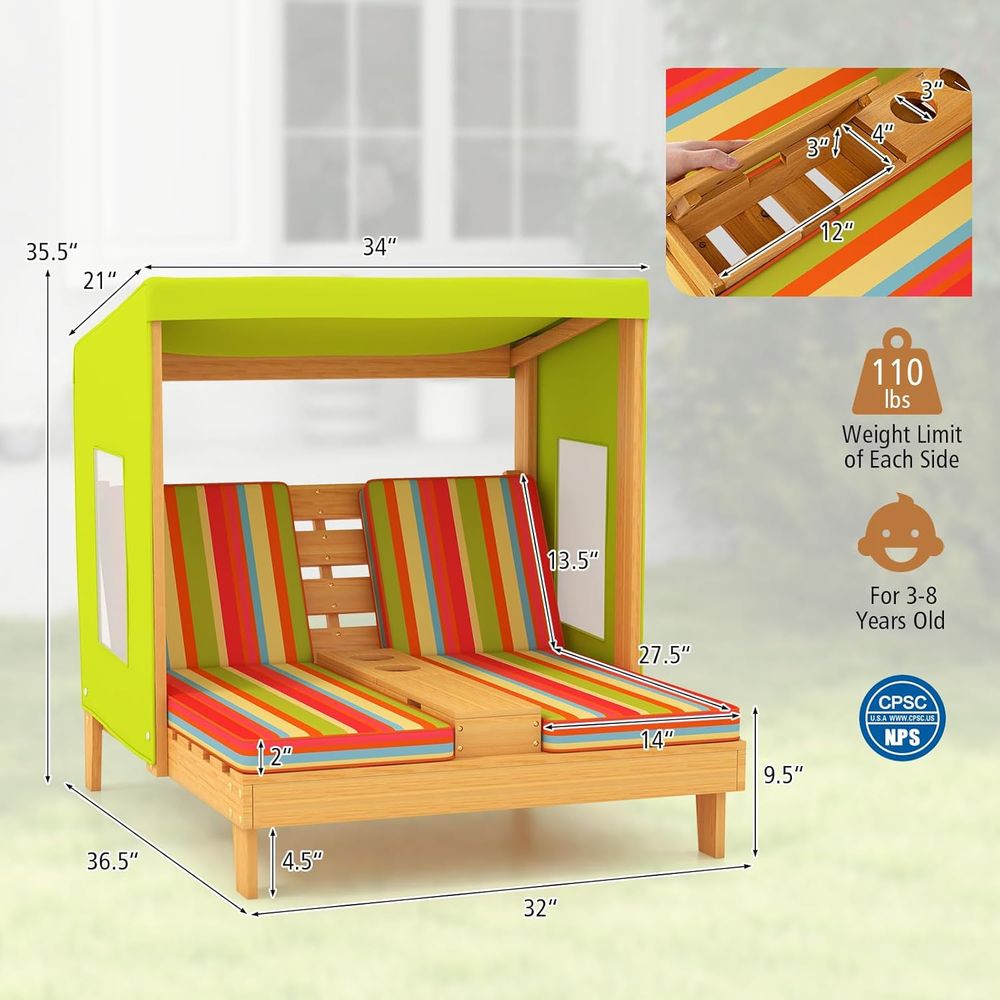 Chaise longue d'extérieur pour - Kids Outdoor Lounger Chair avis et prix