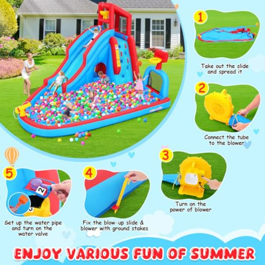 Parc aquatique gonflable pour  - Kids Outdoor Water Park avis et prix