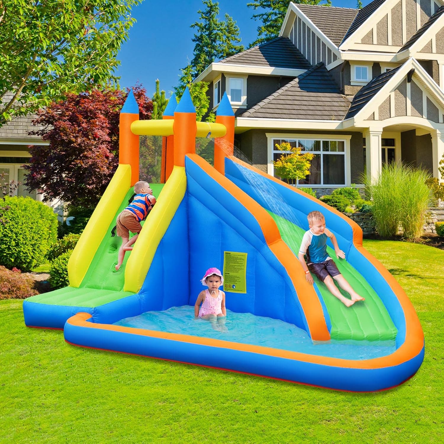 Parc aquatique gonflable géant - Kids Outdoor Water Park avis et prix