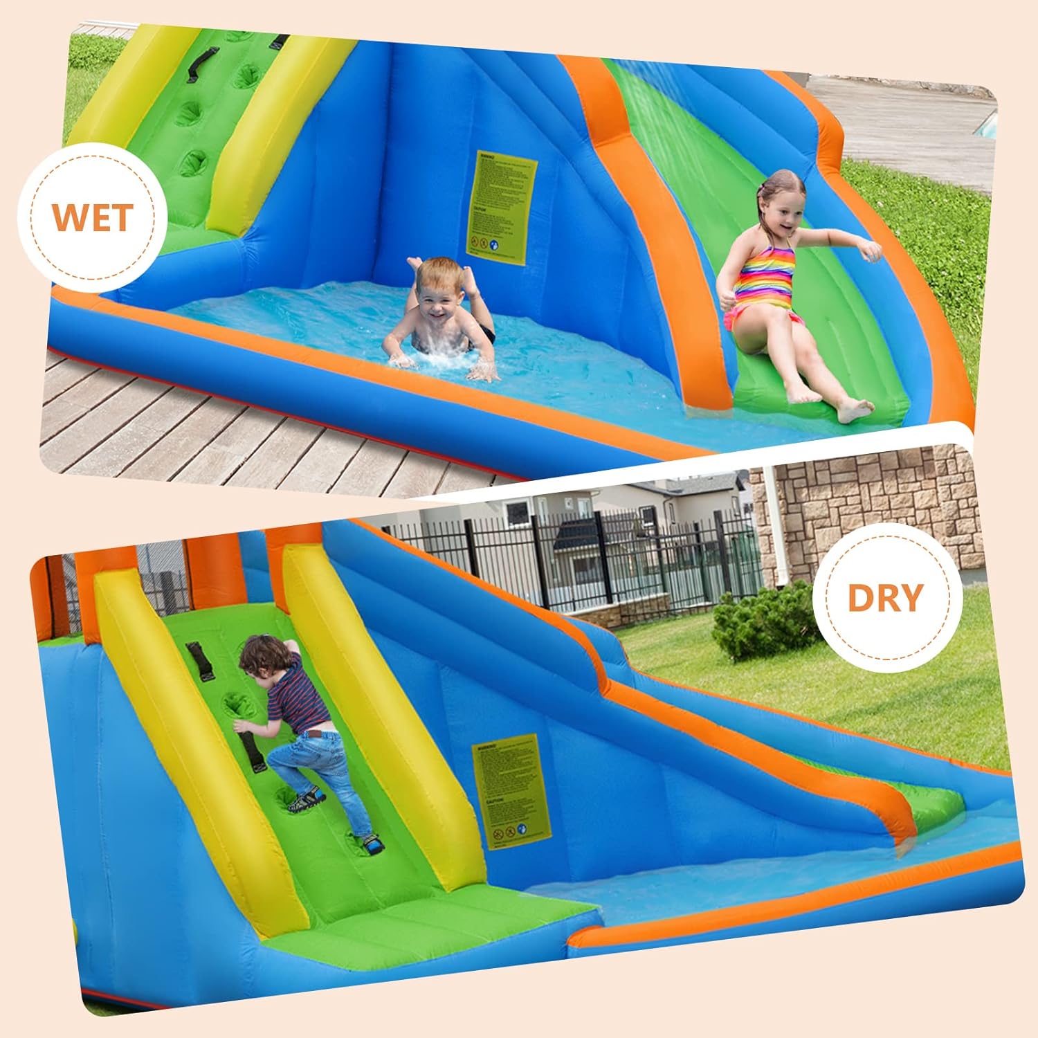 Parc aquatique gonflable géant - Kids Outdoor Water Park avis et prix