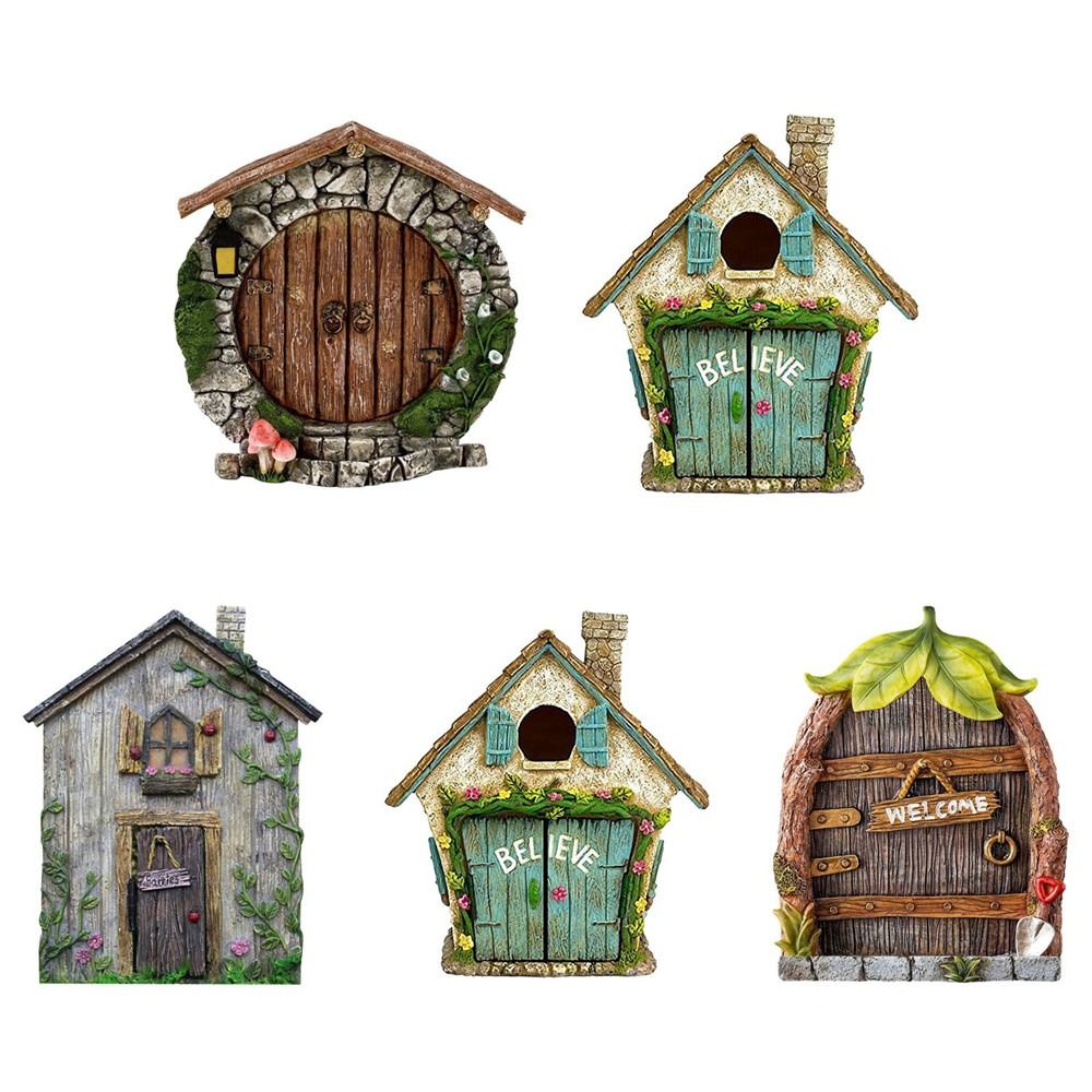 Figurines miniatures en bois p - Kids Outdoor Fairy Garden avis et prix