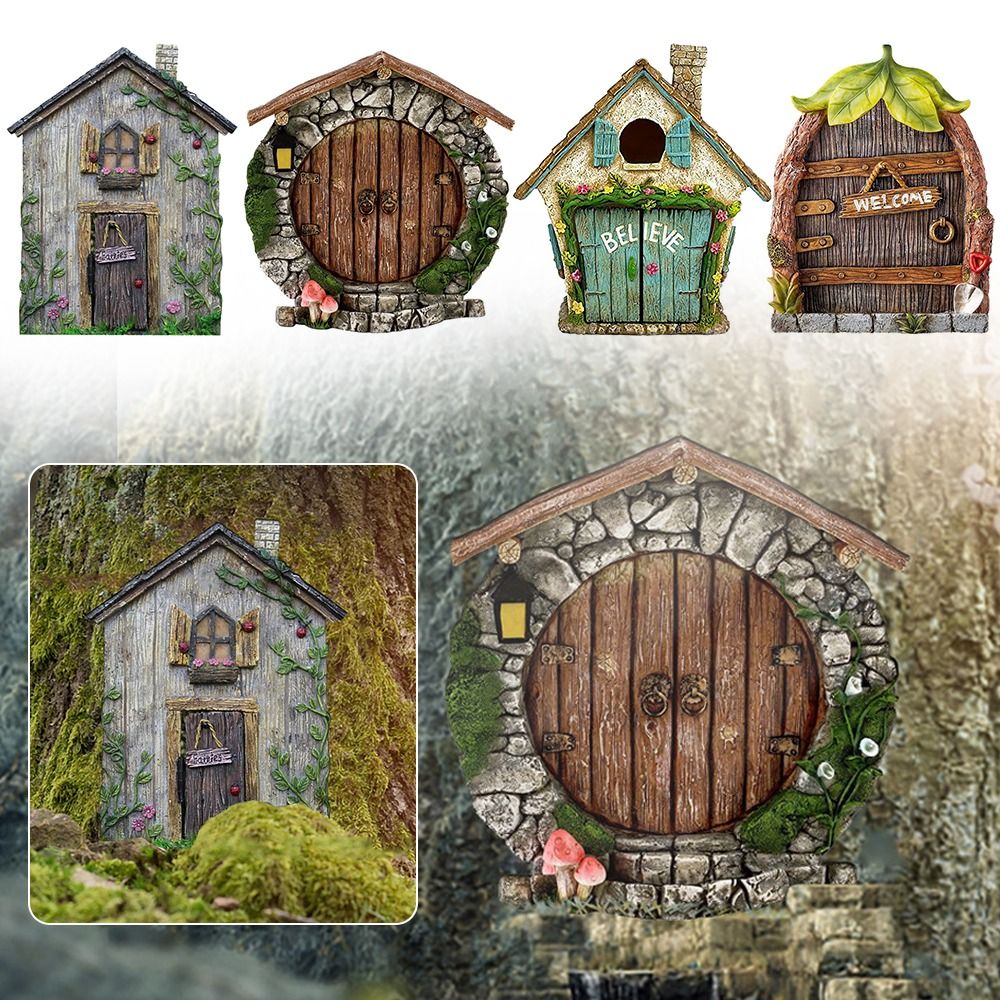 Figurines miniatures en bois p - Kids Outdoor Fairy Garden avis et prix