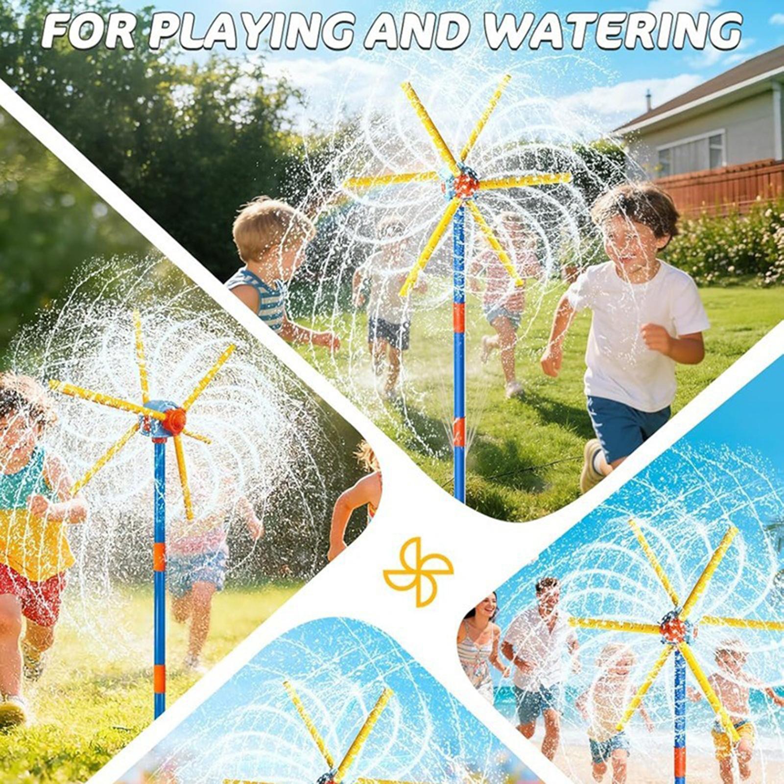 Moulin à vent avec arroseur po - Kids Outdoor Water Park avis et prix