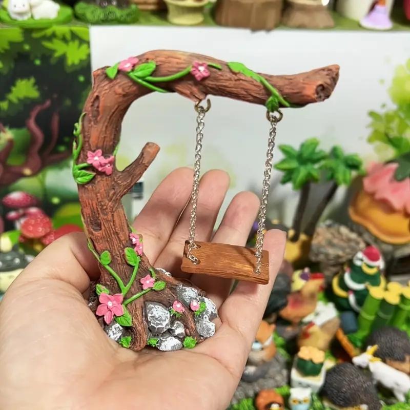 Ensemble de balançoires miniat - Kids Outdoor Fairy Garden avis et prix