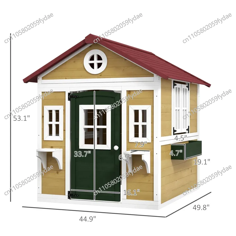 Maison de jeu pour enfants en  - Kids Outdoor Playhouse avis et prix