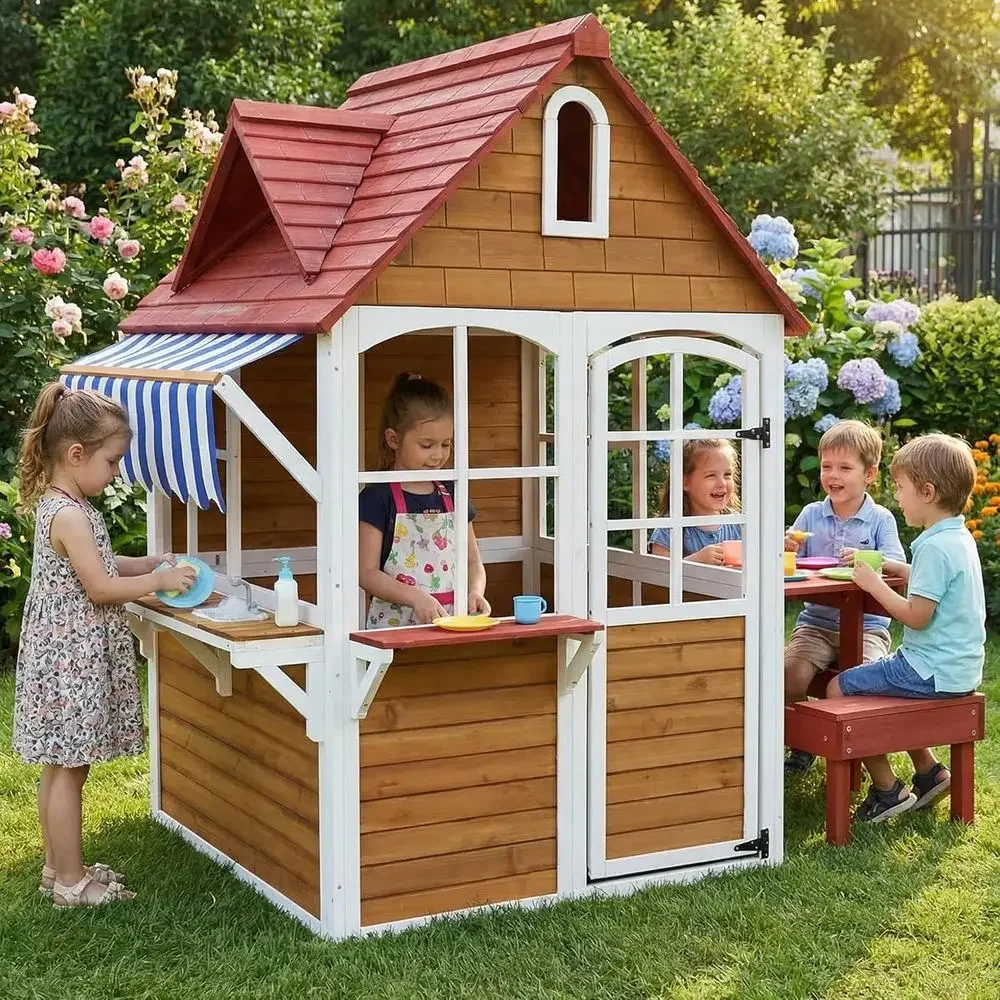 Grande maisonnette de jeu d'ex - Kids Outdoor Sink avis et prix