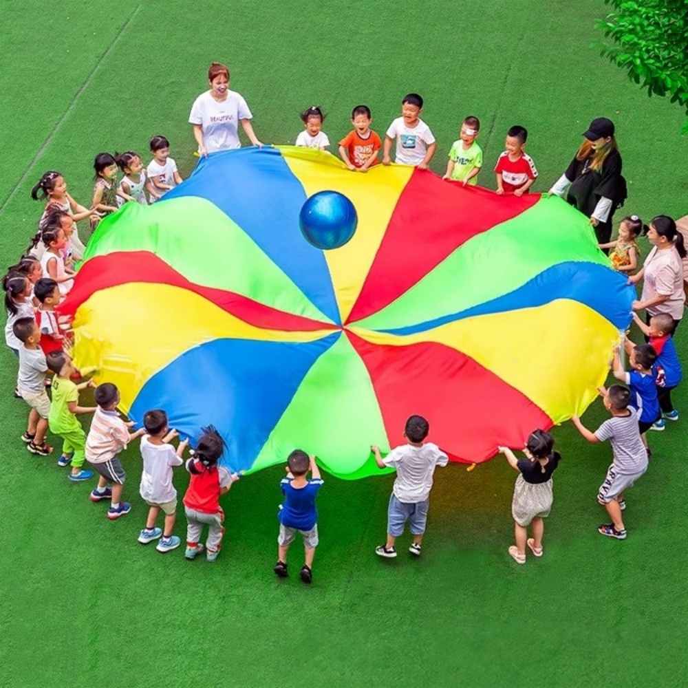 Parapluie de Parachute arc-en- - Kids Outdoor Umbrella avis et prix