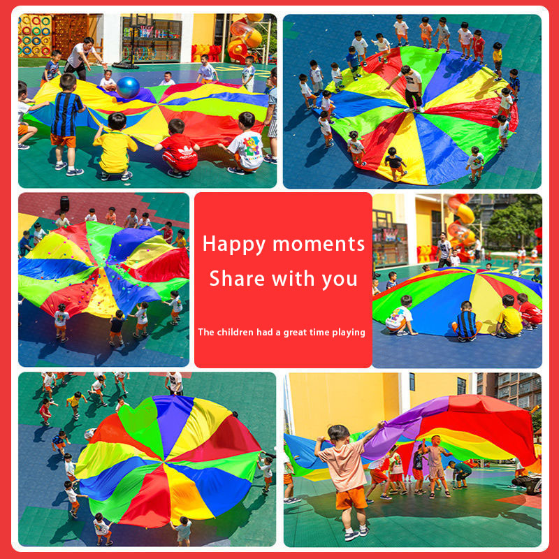 Parapluie de Parachute arc-en- - Kids Outdoor Umbrella avis et prix