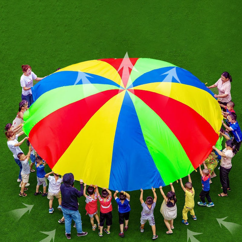 Parapluie de Parachute arc-en- - Kids Outdoor Umbrella avis et prix