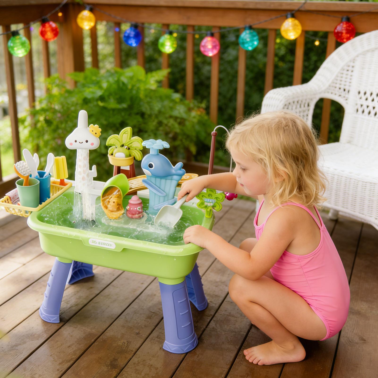 Table de jeu aquatique et évie - Kids Outdoor Sink avis et prix