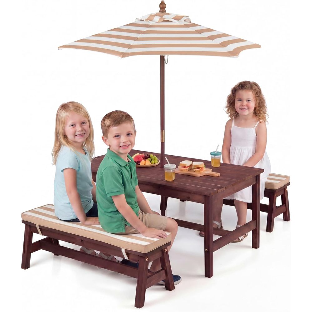 Table de pique-nique pour enfa - Kids Outdoor Umbrella avis et prix