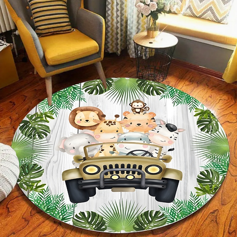 Tapis rond antidérapant pour e - Kids Outdoor Zoo avis et prix