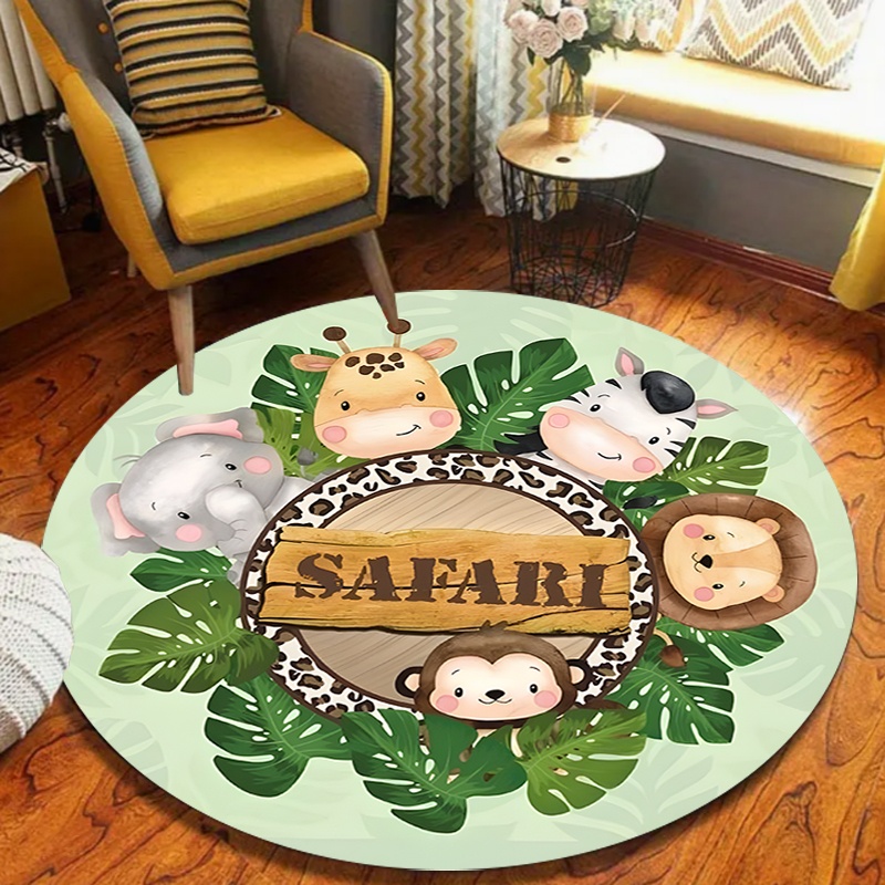 Tapis rond antidérapant pour e - Kids Outdoor Zoo avis et prix