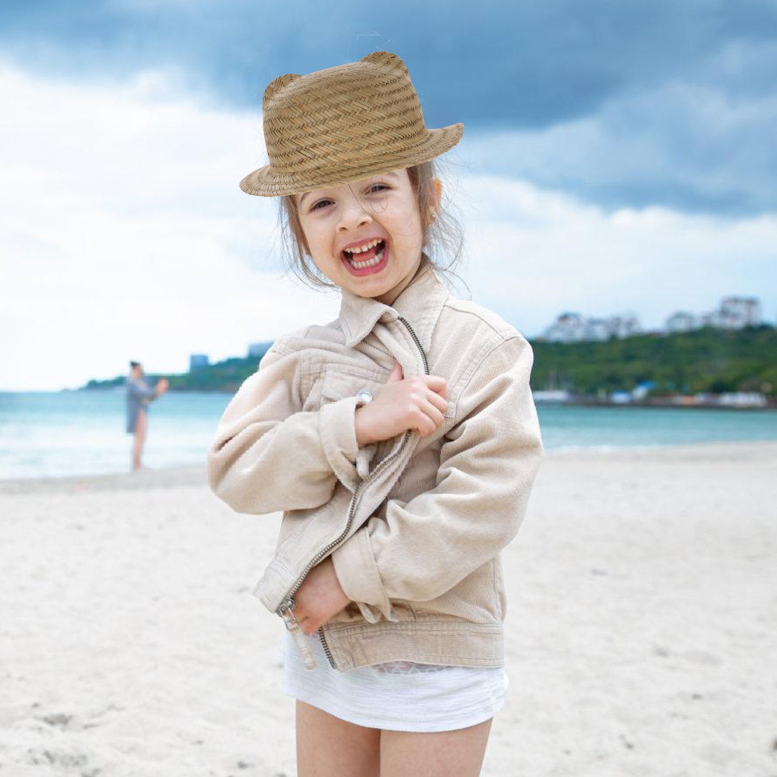 Chapeau de soleil en paille po - Kids Outdoor Hat avis et prix