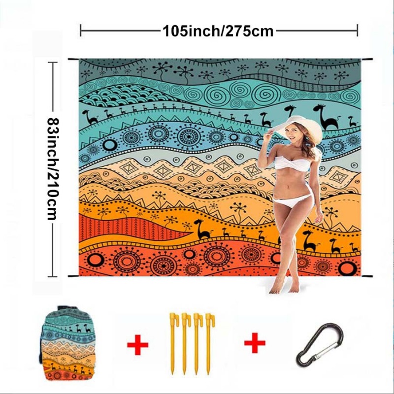 Grande couverture de plage, im - Kids Outdoor Mat Waterproof avis et prix