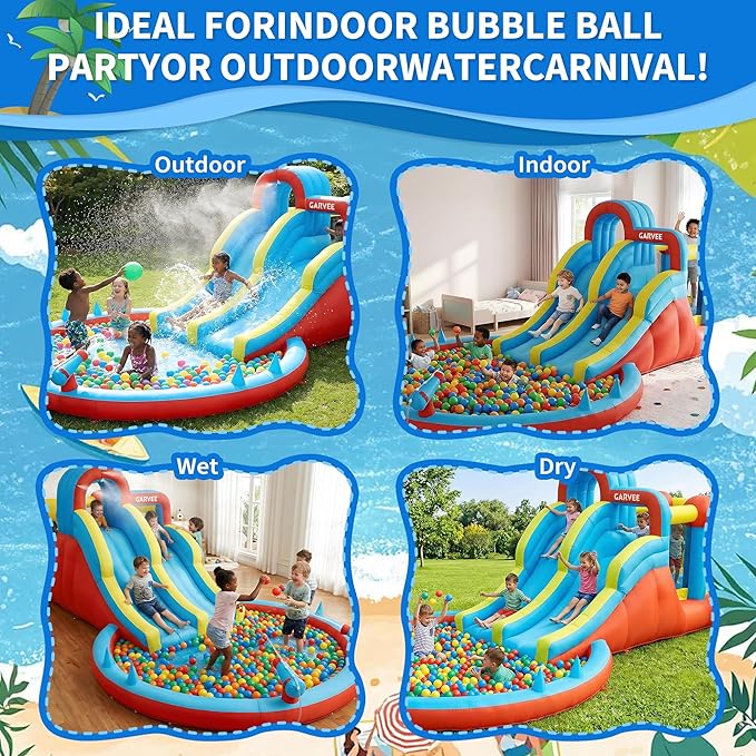 Parc aquatique gonflable 8-en- - Kids Outdoor Water Park avis et prix