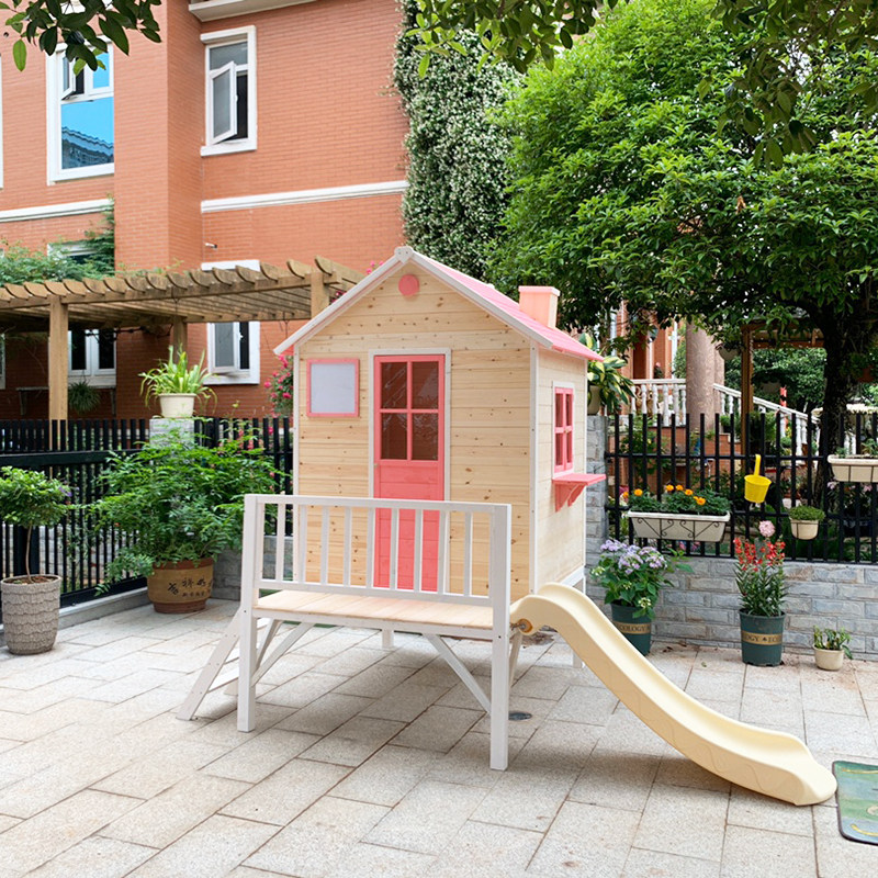 Grande maison de jeu, jardin d - Kids Outdoor Playhouse avis et prix