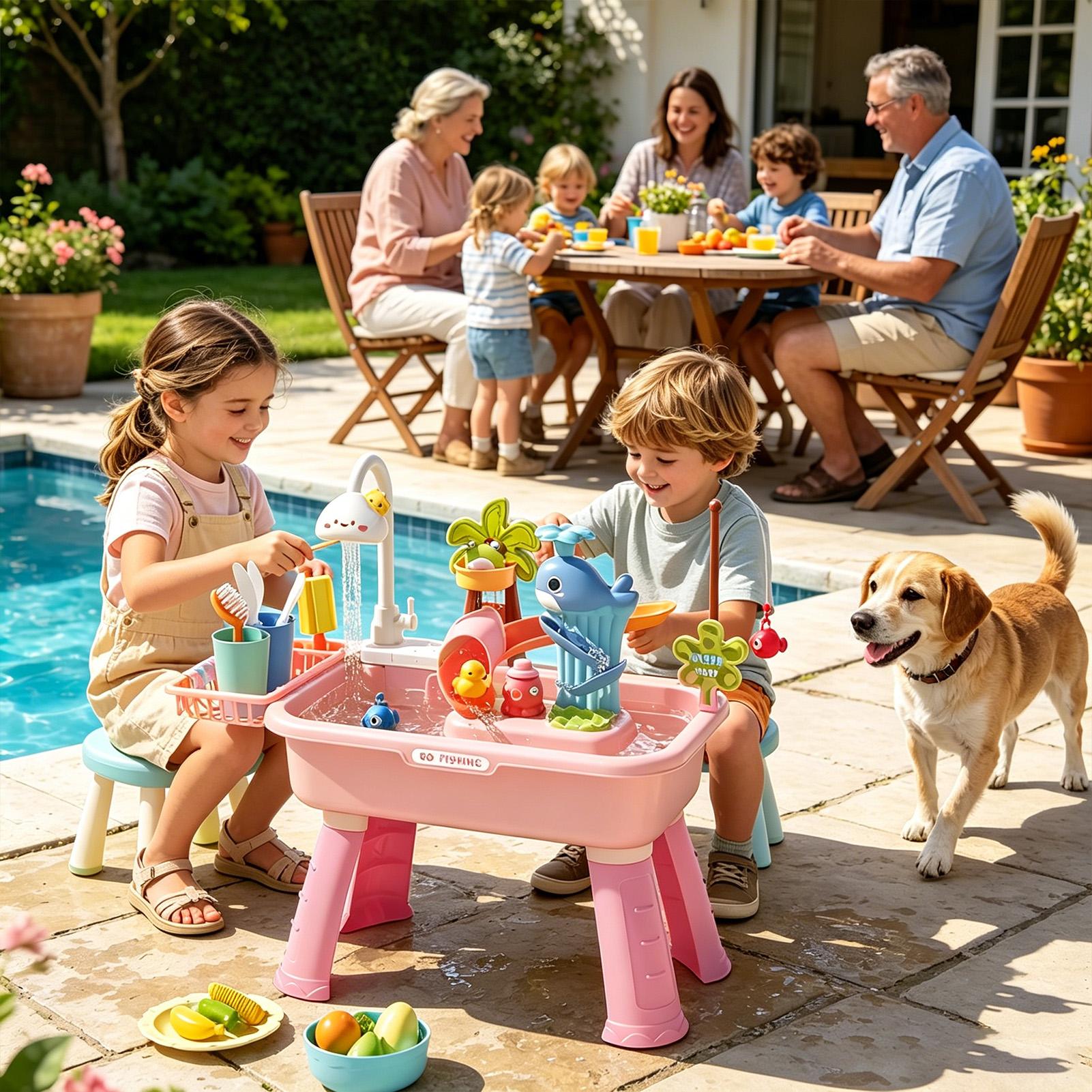 Table d'eau pour enfants avec  - Kids Outdoor Sink avis et prix