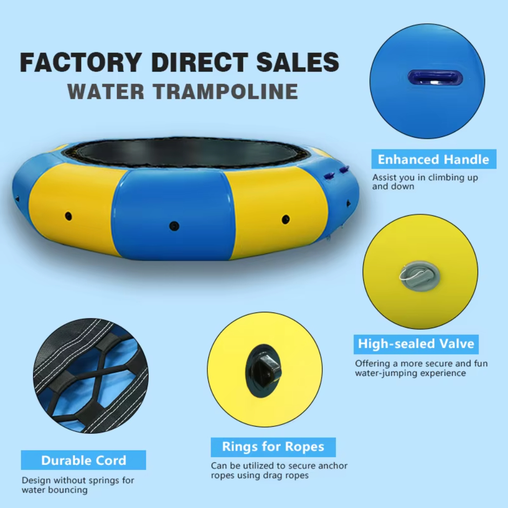 Trampoline d'eau 3/4/5m, videu - Kids Outdoor Water Park avis et prix