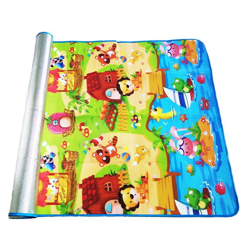 Bébé Tapis de Jeu 180x120x0.3c - Kids Outdoor Mat Waterproof avis et prix