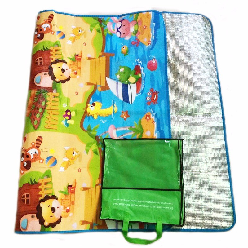 Bébé Tapis de Jeu 180x120x0.3c - Kids Outdoor Mat Waterproof avis et prix