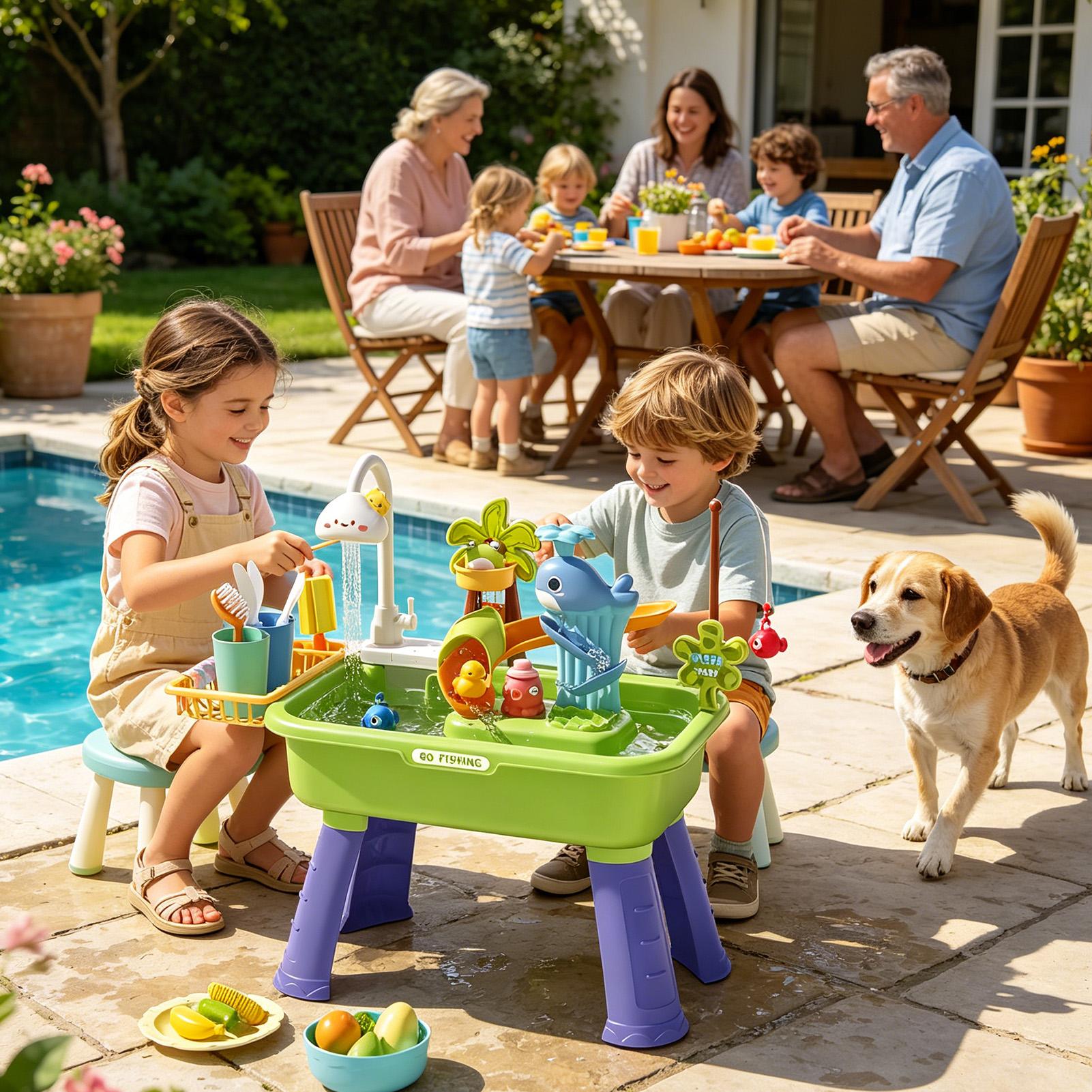 Table à eau pour enfants avec  - Kids Outdoor Sink avis et prix