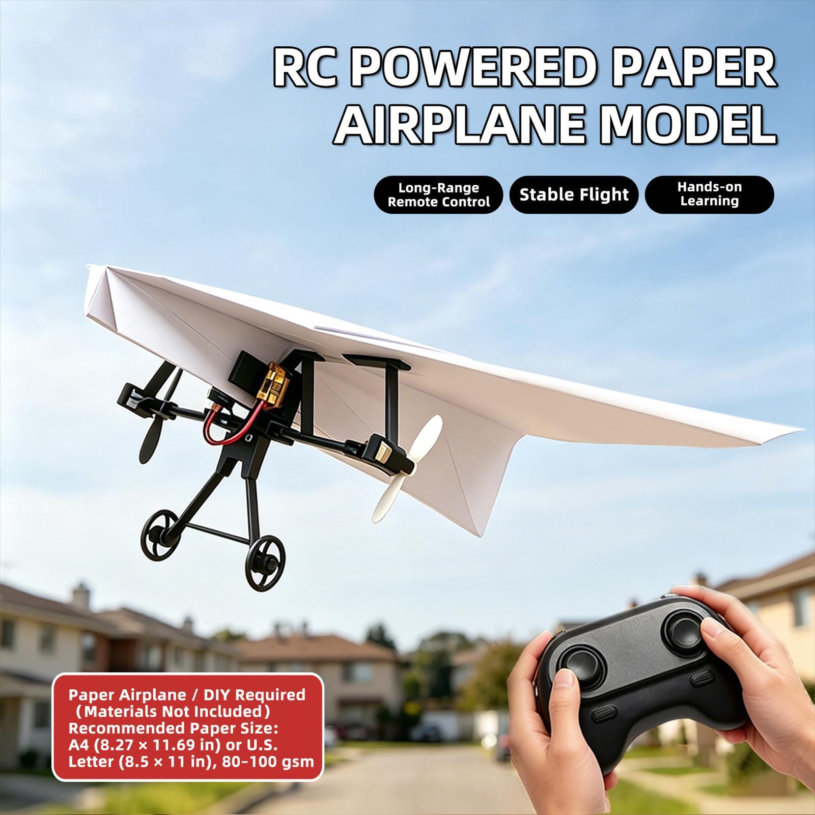 Kit d'avion en papier RC à con - Kids Outdoor Adventure avis et prix