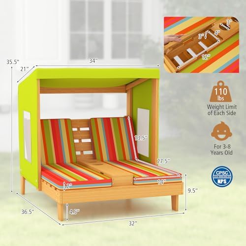Chaise longue d'extérieur pour - Kids Outdoor Lounger Chair avis et prix