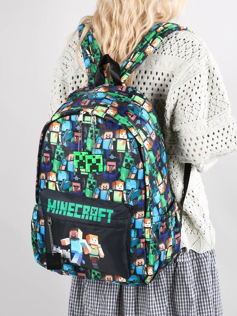 Sac à dos Minecraft imprimé gr - Kids Outdoor Backpack avis et prix