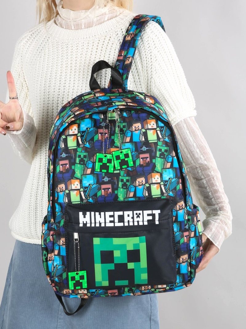 Sac à dos Minecraft imprimé gr - Kids Outdoor Backpack avis et prix