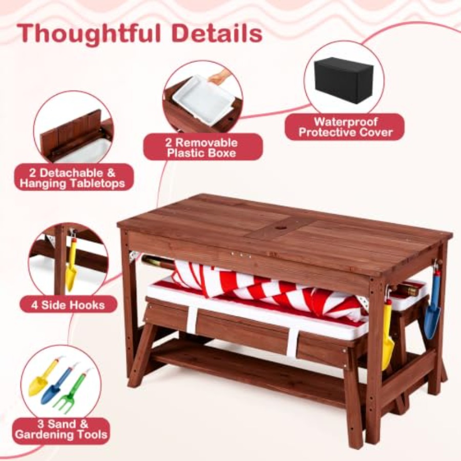 Table de pique-nique pour enfa - Kids Outdoor Umbrella avis et prix