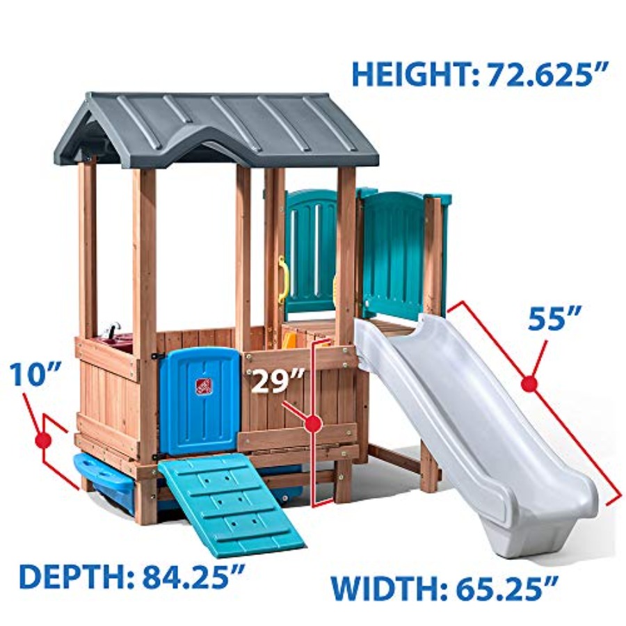 Woodland Adventure Playhouse & - Kids Outdoor Playhouse avis et prix