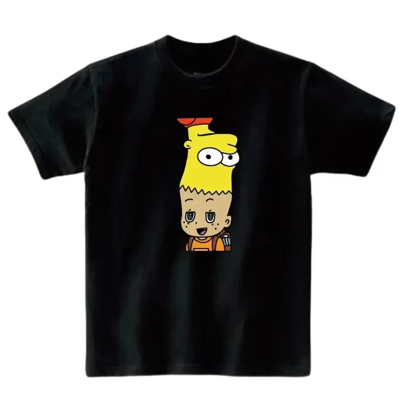 T-shirt d'été simple à imprimé - Mini Trampoline Spring avis et prix