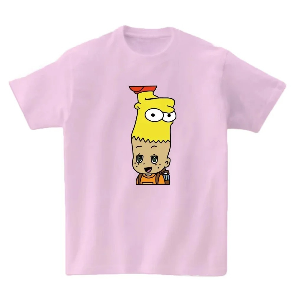 T-shirt d'été simple à imprimé - Mini Trampoline Spring avis et prix