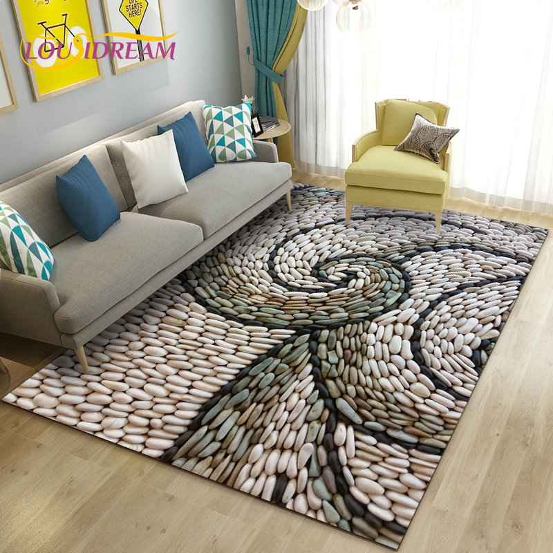 Tapis de zone de pierre pavée  - Kids Outdoor Mat Waterproof avis et prix