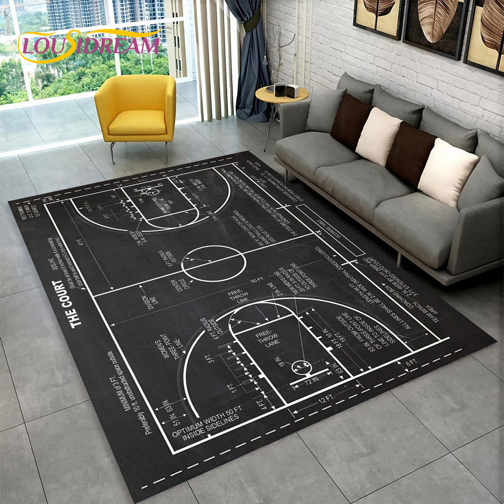 Tapis de basket-ball 3D pour e - Kids Outdoor Mat Waterproof avis et prix